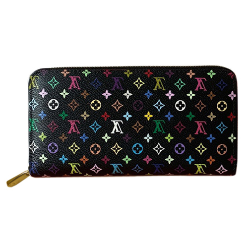 Louis Vuitton ジッピー・ウォレットRef:M60017 モノグラムマルチカラー ブラック